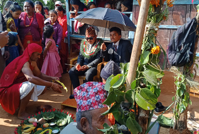 Traditional wedding in Nepal