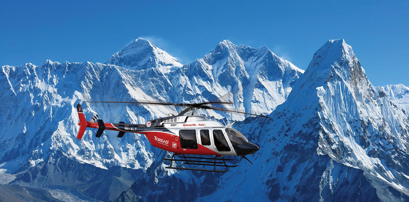 Everest Base Camp Helicopter tour with landing at 5500 Meters